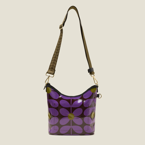 Orla Kiely Cross Carry Crossbody Bag - Sixties Stem Orchid