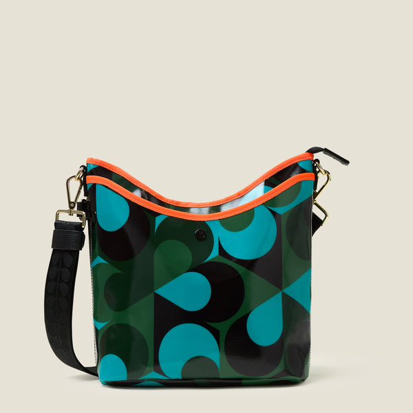 Orla Kiely Cross Carry Crossbody - Kaleidoscope Emerald