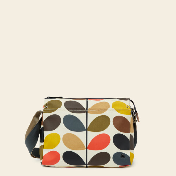 Orla Kiely Fielder Crossbody & Forget Me Not Wallet Bundle Classic Multi Stem