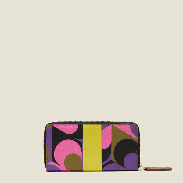 Orla Kiely Forget Me Not Wallet - Kaleidoscope Violet
