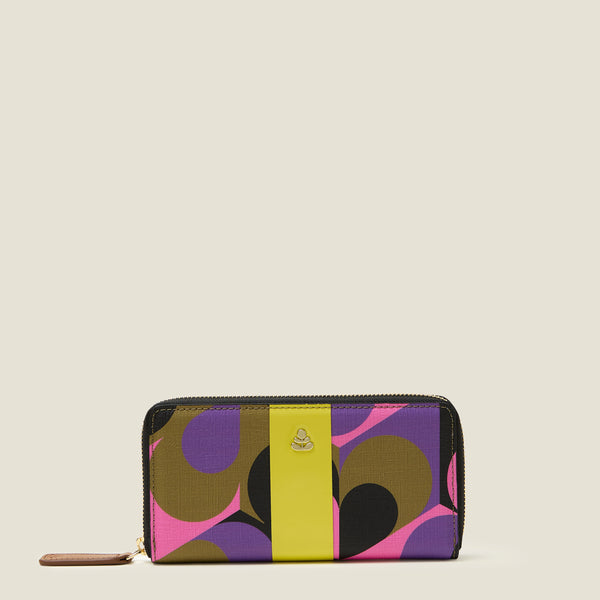 orla kiely Forget Me Not Wallet - Kaleidoscope Violet