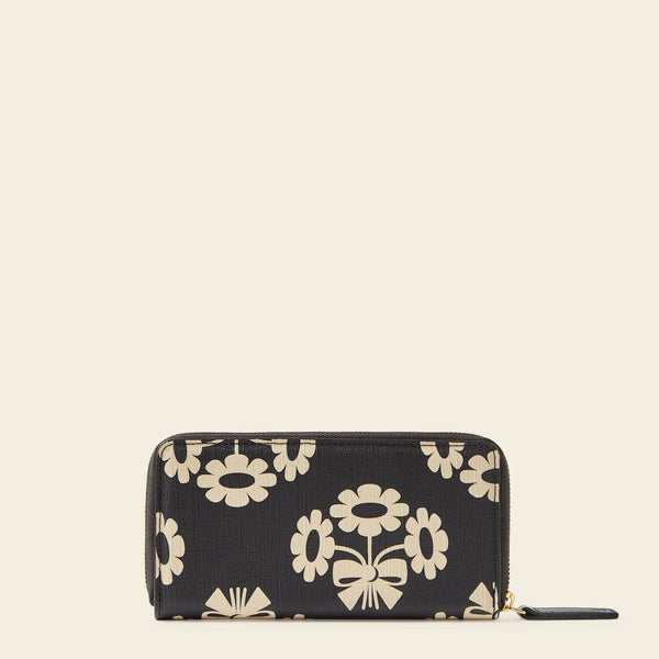 Orla Kiely Forget Me Not Wallet - Posey Flower Midnight