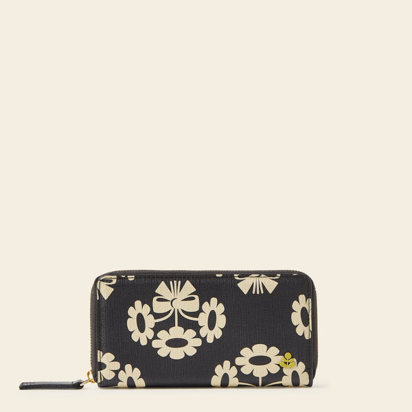 orla kiely Forget Me Not Wallet - Posey Flower Midnight
