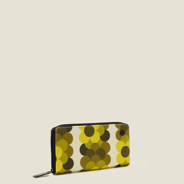 Orla Kiely Forget Me Not Wallet - Retro Flower Yellow
