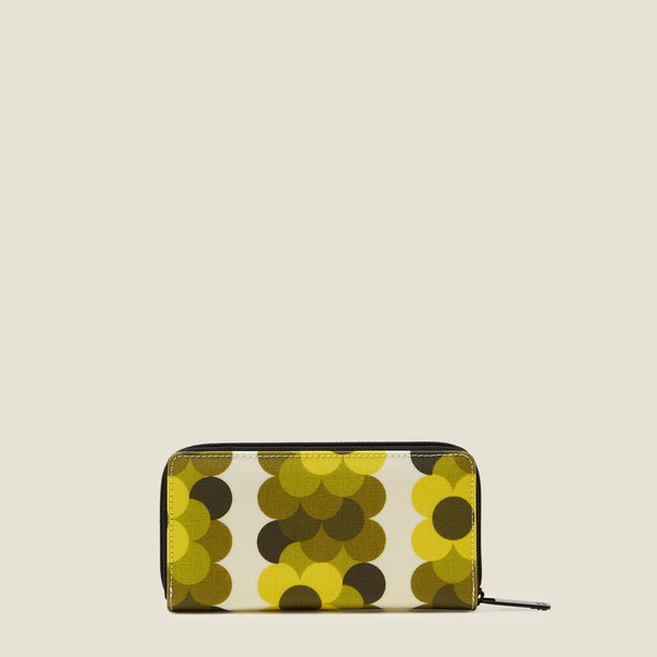 Orla Kiely Forget Me Not Wallet - Retro Flower Yellow
