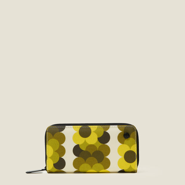orla kiely Forget Me Not Wallet - Retro Flower Yellow