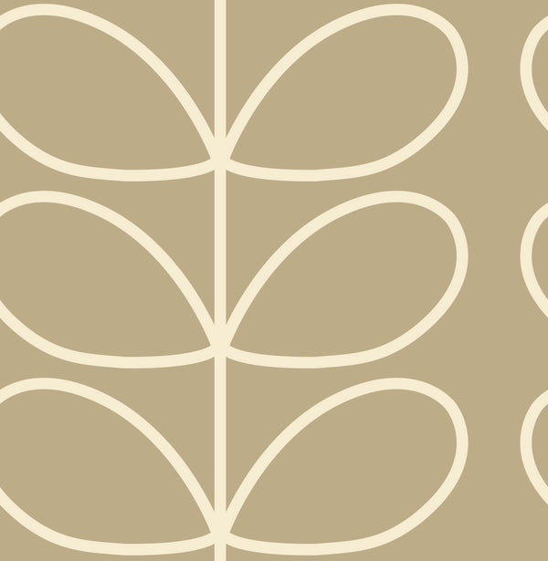 Orla Kiely Giant Linear Stem Stone Wallpaper - 52cm X 10m ROW