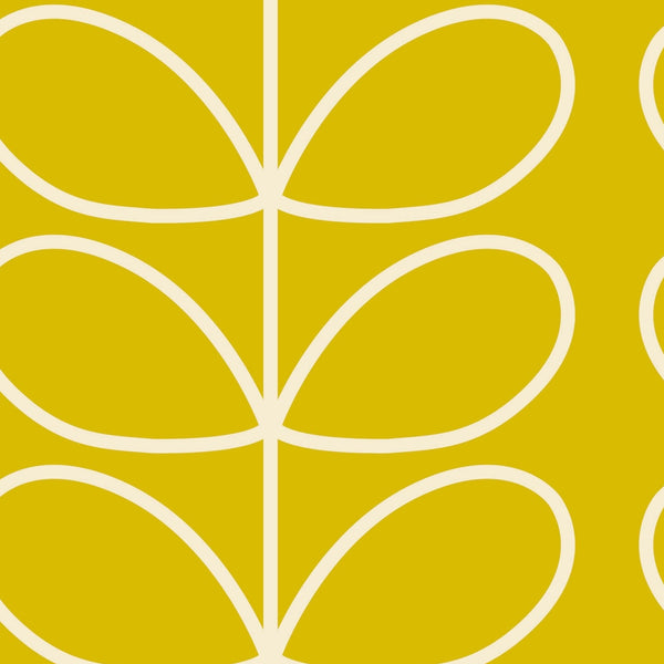 orla kiely Giant Linear Stem Sunflower Wallpaper - Sample ROW