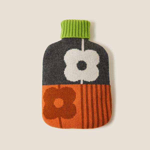 Orla Kiely Hot Water Bottle Cover - Abacus Storm Paprika