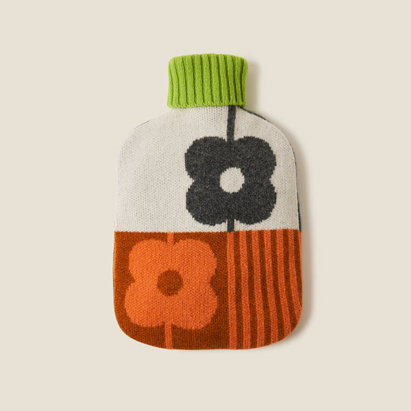 Orla Kiely Hot Water Bottle Cover - Abacus Storm Paprika