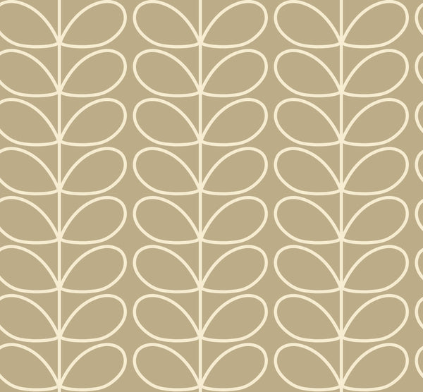 Orla Kiely Linear Stem Stone Wallpaper - 52cm X 10m ROW