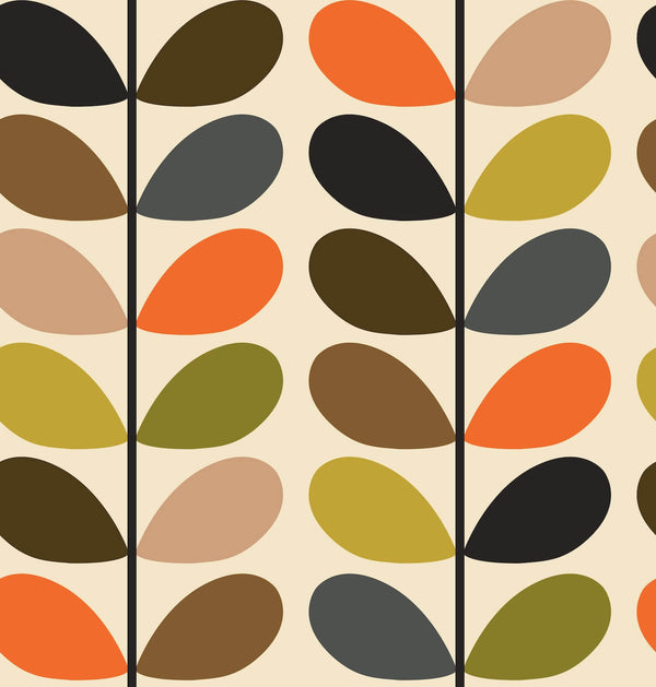 Orla Kiely Multi Stem Classic Wallpaper - 52cm X 10m ROW