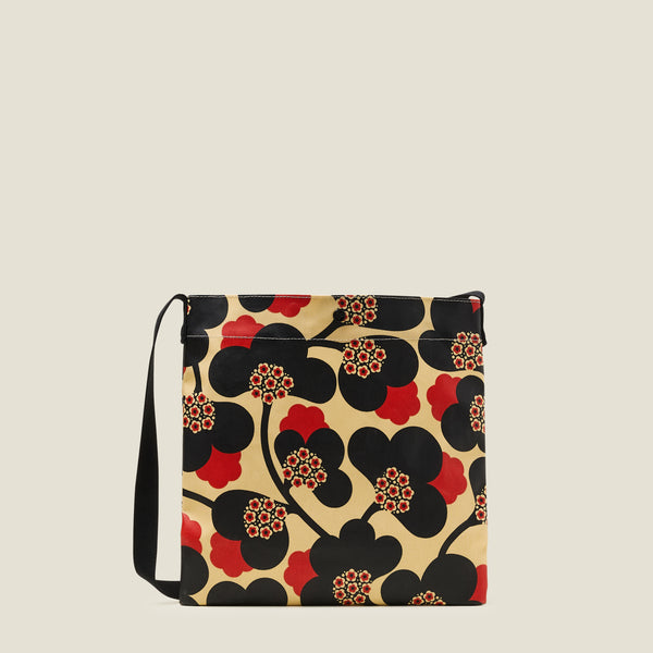 orla kiely On a Roll Flat Crossbody - Japonica Paprika