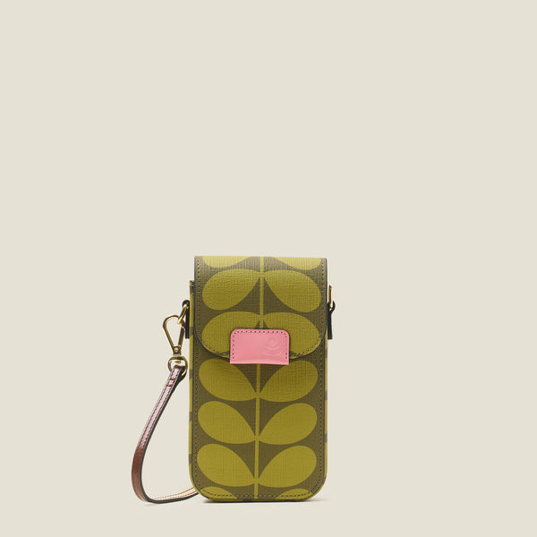 Orla Kiely Alma Phone Case - Solid Stem Olive