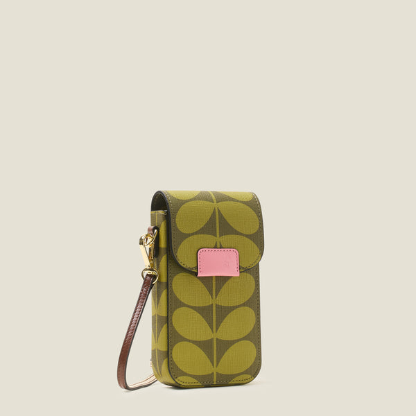 Orla Kiely Alma Phone Case - Solid Stem Olive