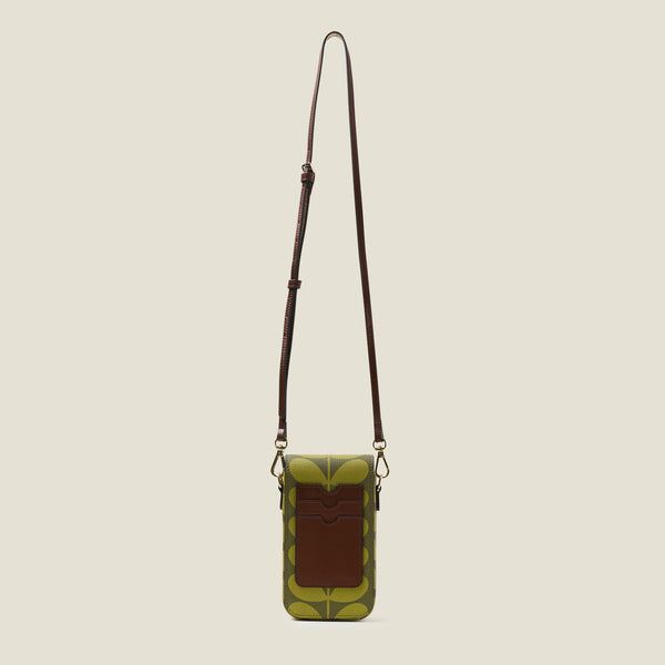 Orla Kiely Alma Phone Case - Solid Stem Olive