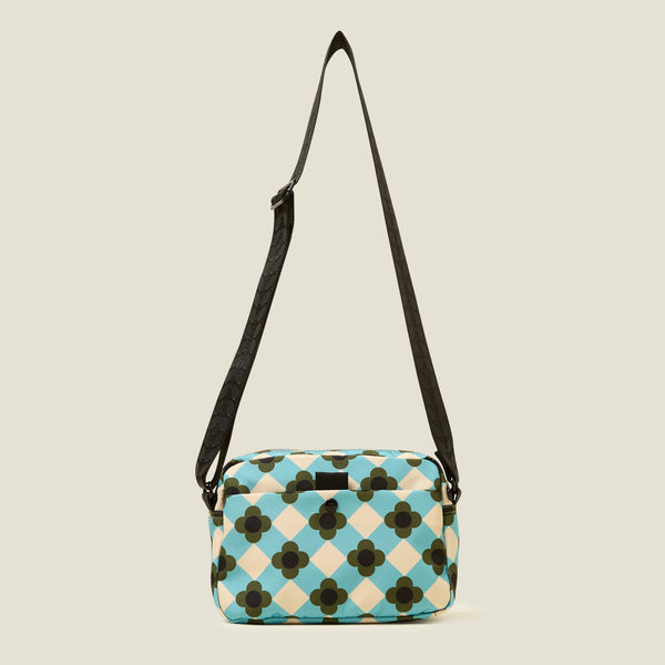 Orla Kiely Angle Camera Bag - Flower Check Ziggurat