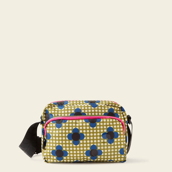 orla kiely Angle Camera Bag - Flower Polka Dot Olive