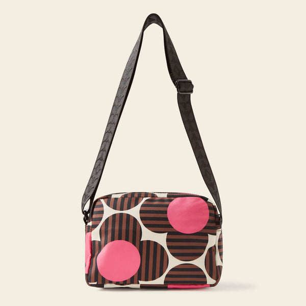 Orla Kiely Angle Camera Bag - Striped Flower Azalea