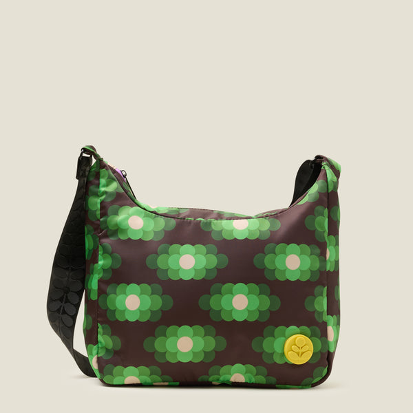 orla kiely Area Hobo Bag - Flower Haze Neon Green