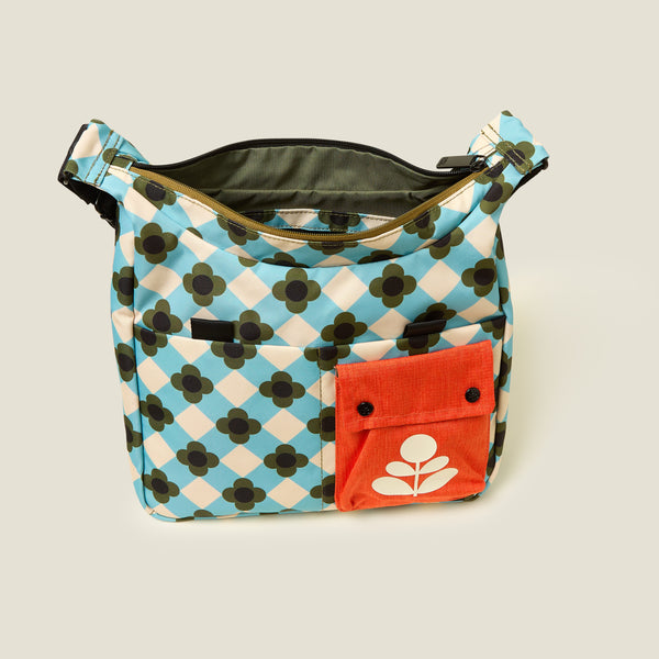 Orla Kiely Area Hobo - Flower Check Ziggurat