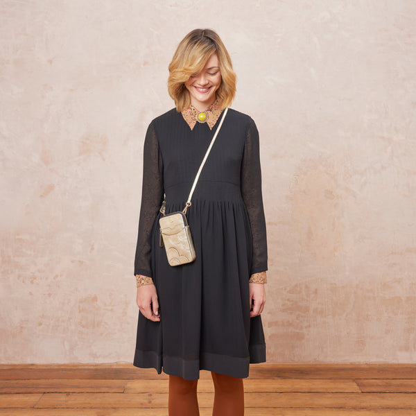 Orla Kiely Ariel Phone Case - Spot Flower Gold