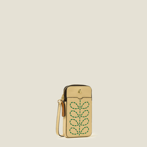 Orla Kiely Ariel Phone Case - Whipstitch Stem Cream