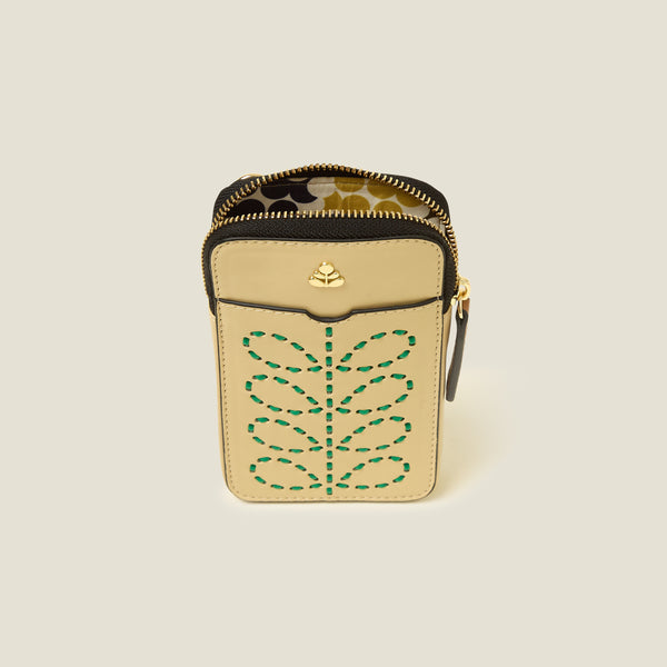 Orla Kiely Ariel Phone Case - Whipstitch Stem Cream
