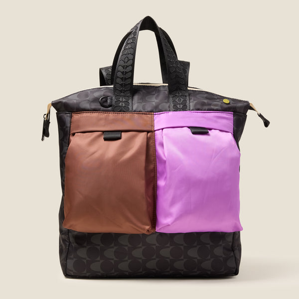 Orla Kiely Axis Backpack - Colourblock Multi