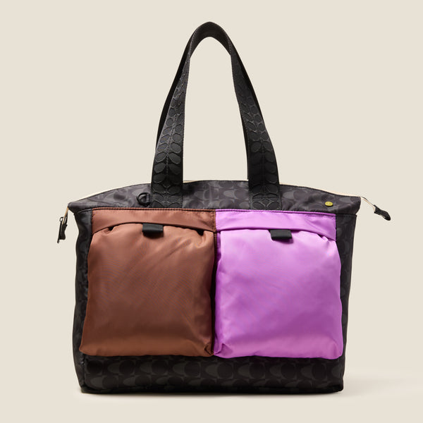 Orla Kiely Axis Tote Bag - Colourblock Multi
