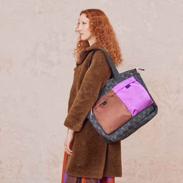 orla kiely Axis Tote Bag - Colourblock Multi