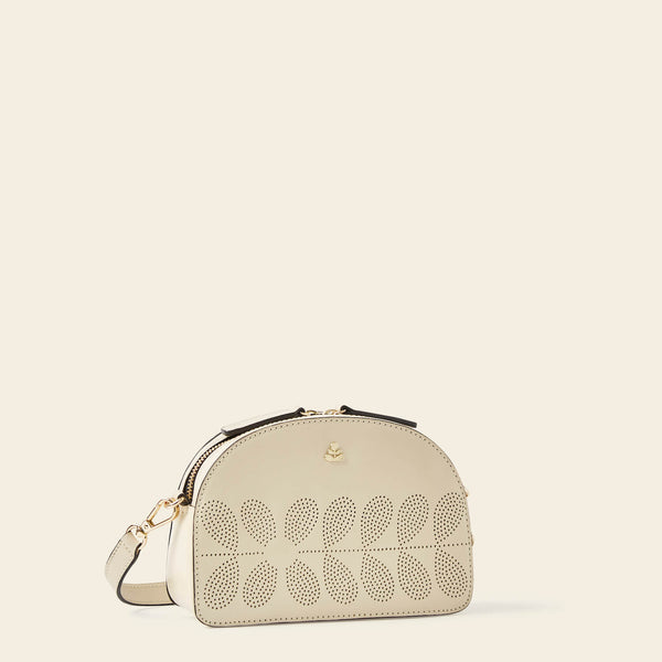 Orla Kiely Babaluna Crossbody - Cream Punched Flower