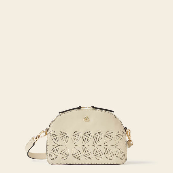 orla kiely Babaluna Crossbody - Cream Punched Flower
