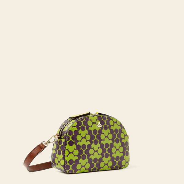 Orla Kiely Babaluna Crossbody - Purple Puzzle Flower