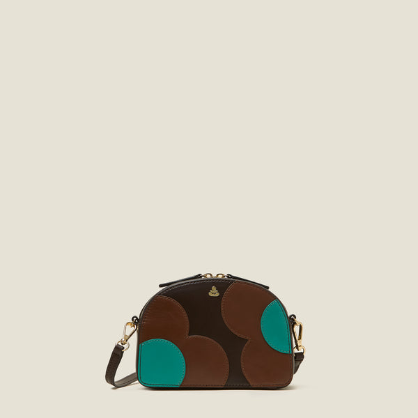 orla kiely Babaluna Crossbody - Spot Flower Walnut