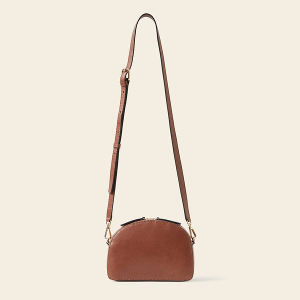 Orla Kiely Babaluna Crossbody - Tan Punched Flower