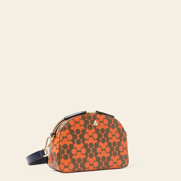 Orla Kiely Babaluna Crossbody - Tomato Puzzle Flower