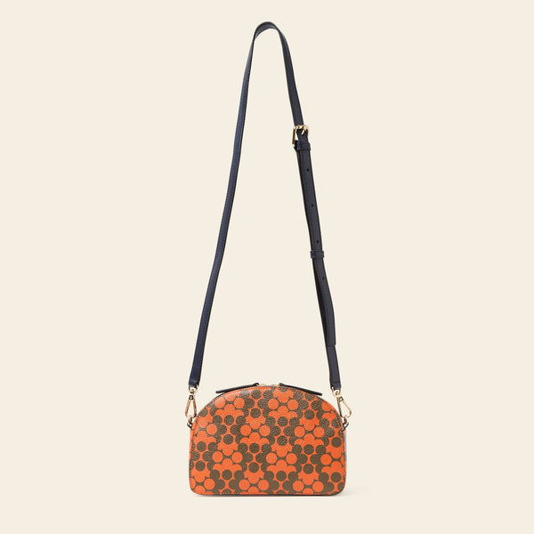 Orla Kiely Babaluna Crossbody - Tomato Puzzle Flower