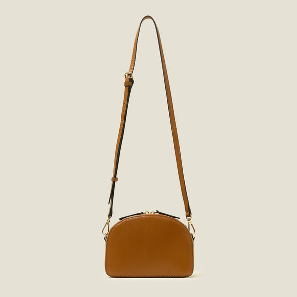 Orla Kiely Babaluna Crossbody - Whipstitch Stem Tan