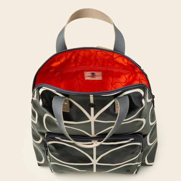Orla Kiely Bestie Backpack - Linear Stem Liquorice