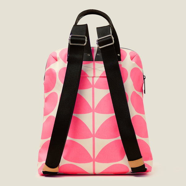 Orla Kiely Bestie Backpack - Solid Stem Neon Pink