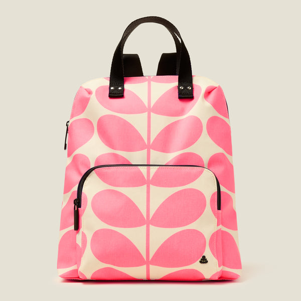 orla kiely Bestie Backpack - Solid Stem Neon Pink