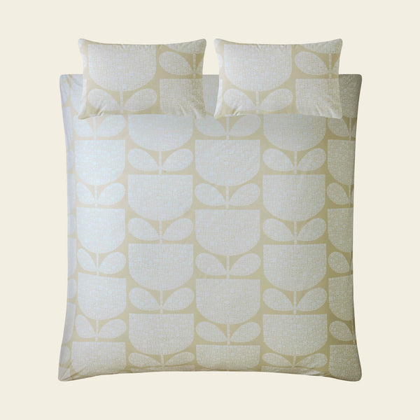 Orla Kiely Block Garden Bed Linen Set - Cream