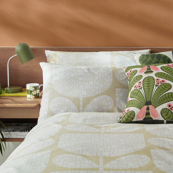 orla kiely Block Garden Bed Linen Set - Cream