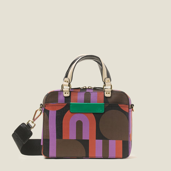 Orla Kiely Block Medium Handbag - Circle Line