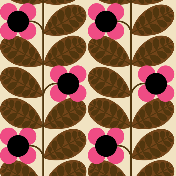 orla kiely Botanica Bloom Wallpaper - Sample ROW