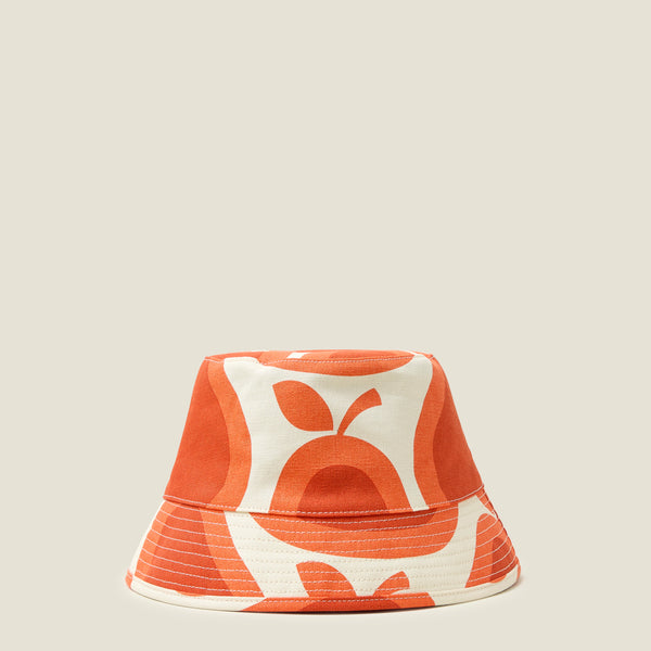 orla kiely Bucket Hat - Pear Tomato