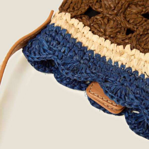 Orla Kiely Camino Phone Pouch - Block Flower Cocoa