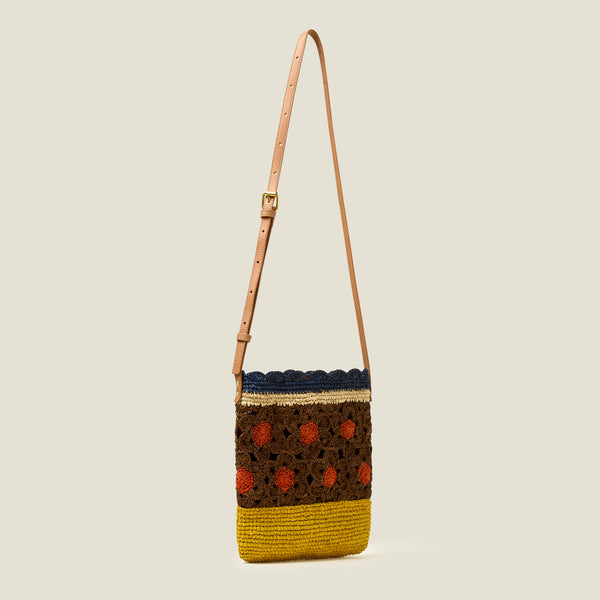 Orla Kiely Camino Sling - Block Flower Cocoa