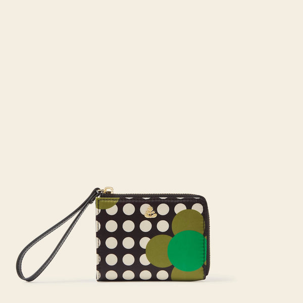 orla kiely Carla Zip Purse - Jewel Flower Polka Dot
